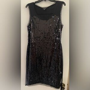 Sequin/rayon dress